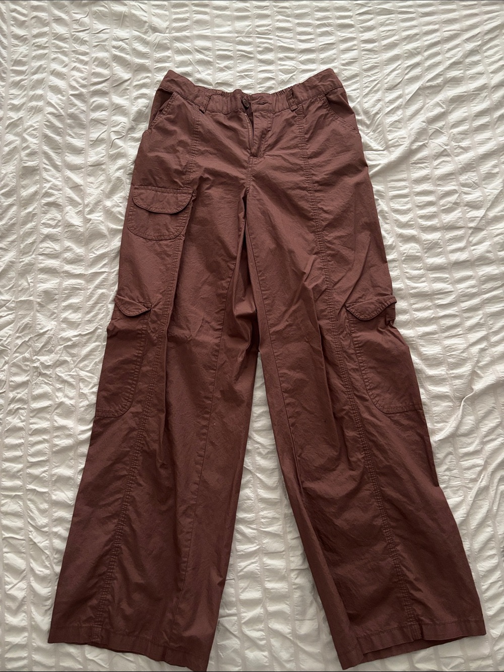 wild fable relaxed cargo pants in mauve brown